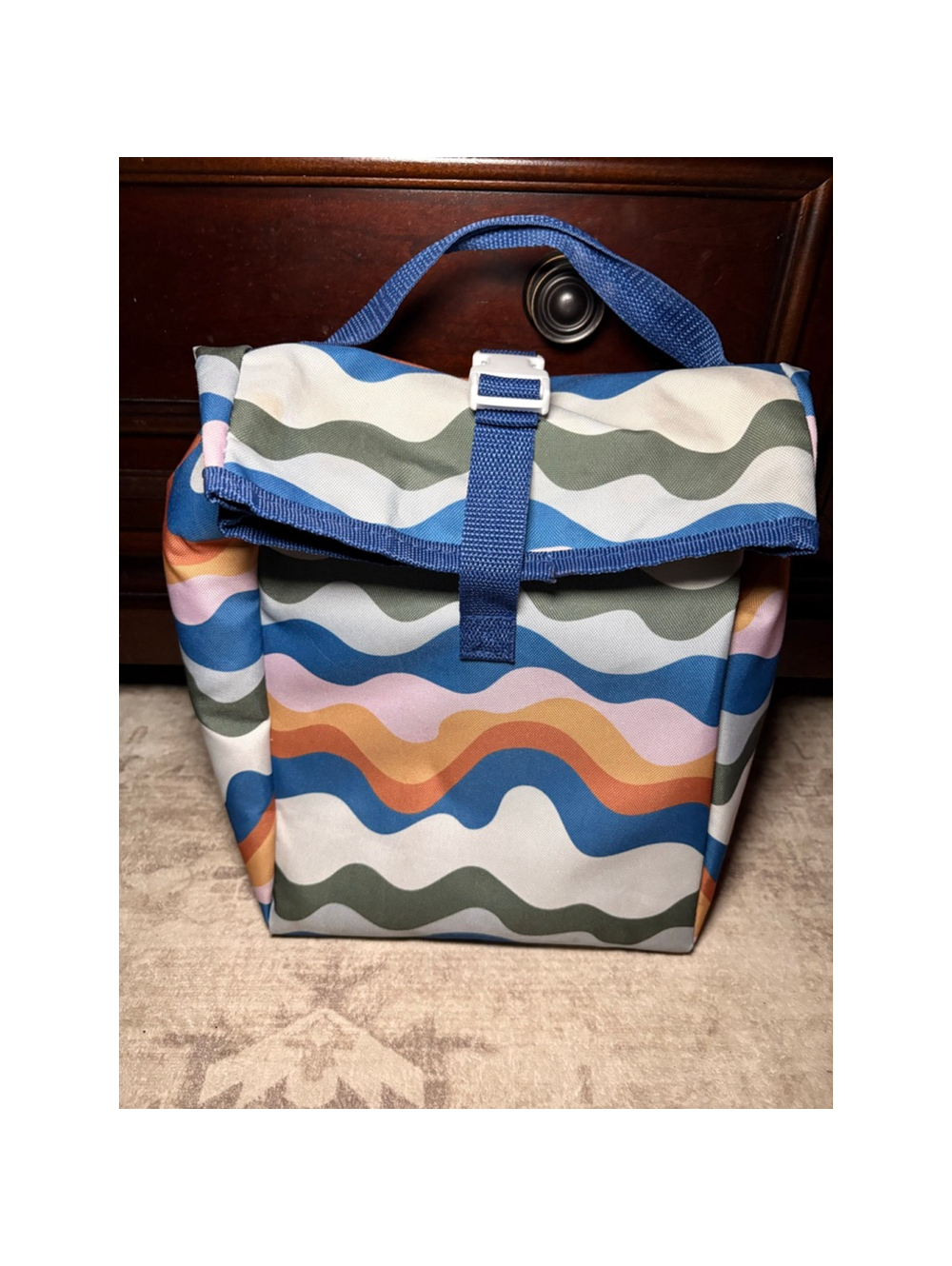 Prana Colorful Wavy Insulated Lunch Bag